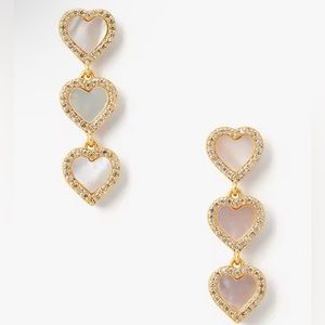 KATE SPADE Take Heart Linear Earrings
